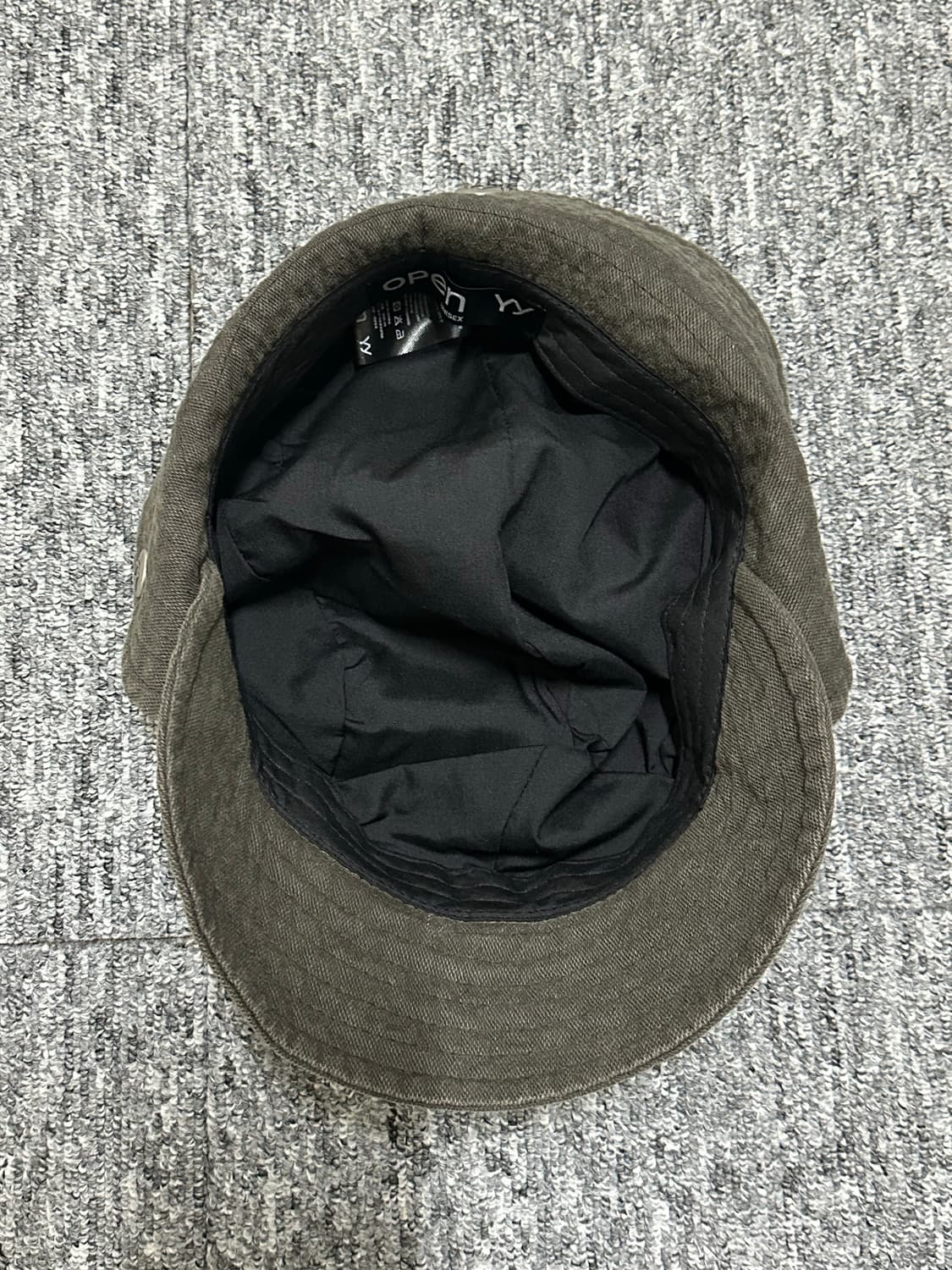 Open yy 오픈와이와이 모자 버킷 BUCKET BERET, KHAKI 상품이미지4