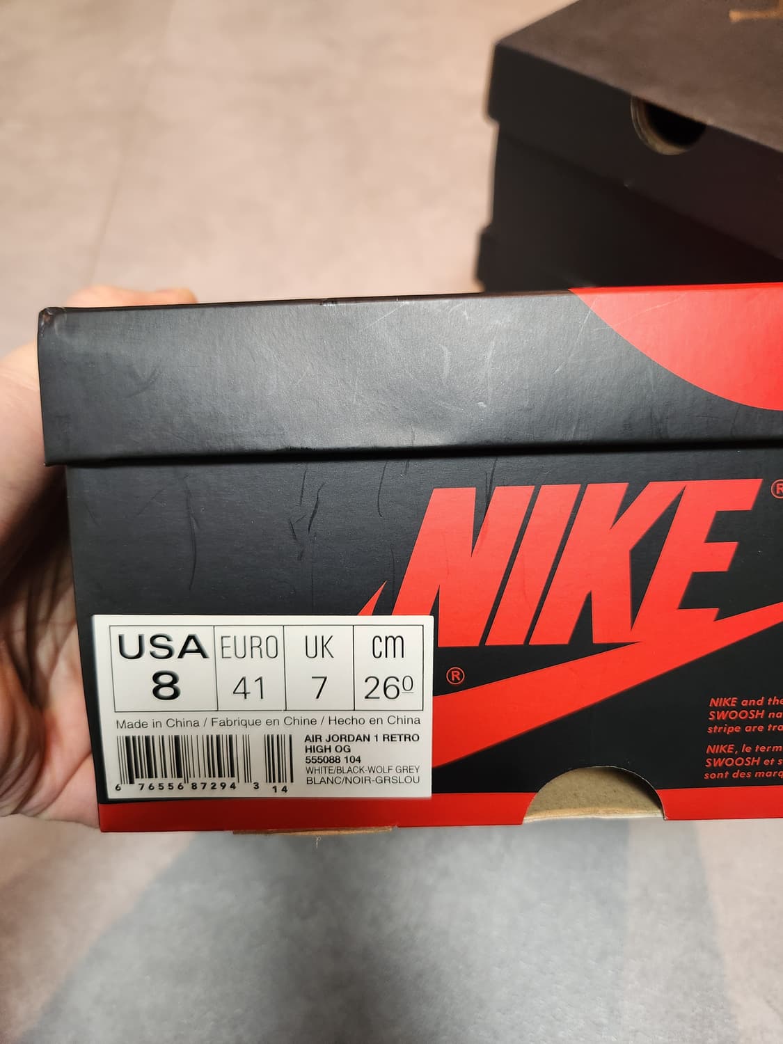 에어조던1  레트로 하이 260mm 상품이미지2