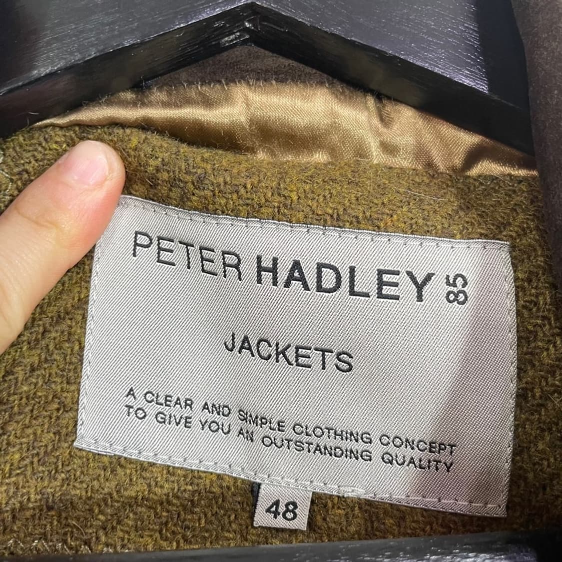 Peter hadley 울코트 상품이미지4