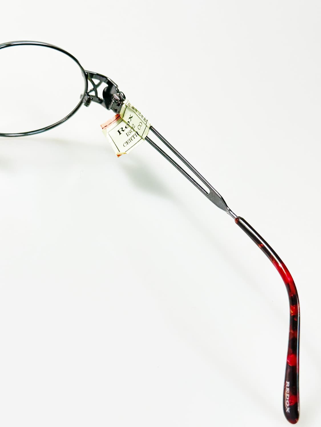 90s REDOX 티타늄 메탈 슬림 오벌 프레임 빈티지 안경 상품이미지7