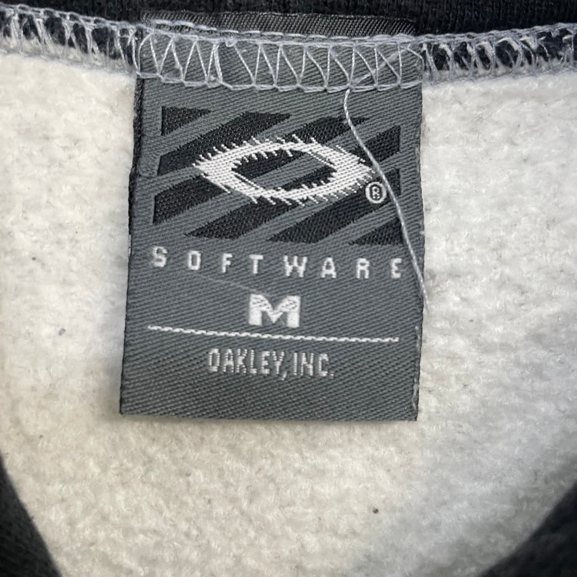 오클리 Oakley 00s 아카이브 써클 로고 후드티 그레이 상품이미지3