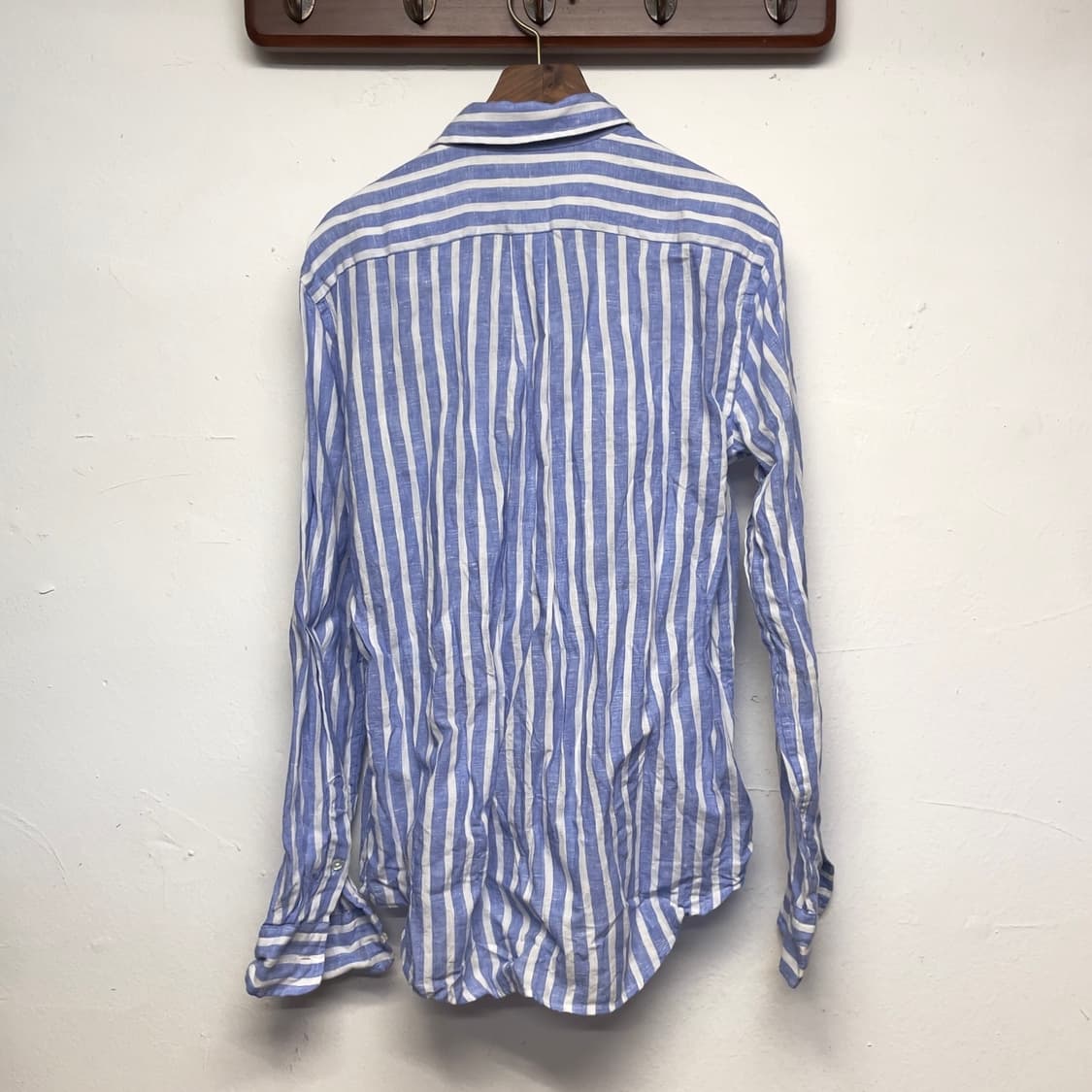 폴로 랄프로렌 릴렉스 핏 스트라이프 리넨 셔츠   상품이미지5