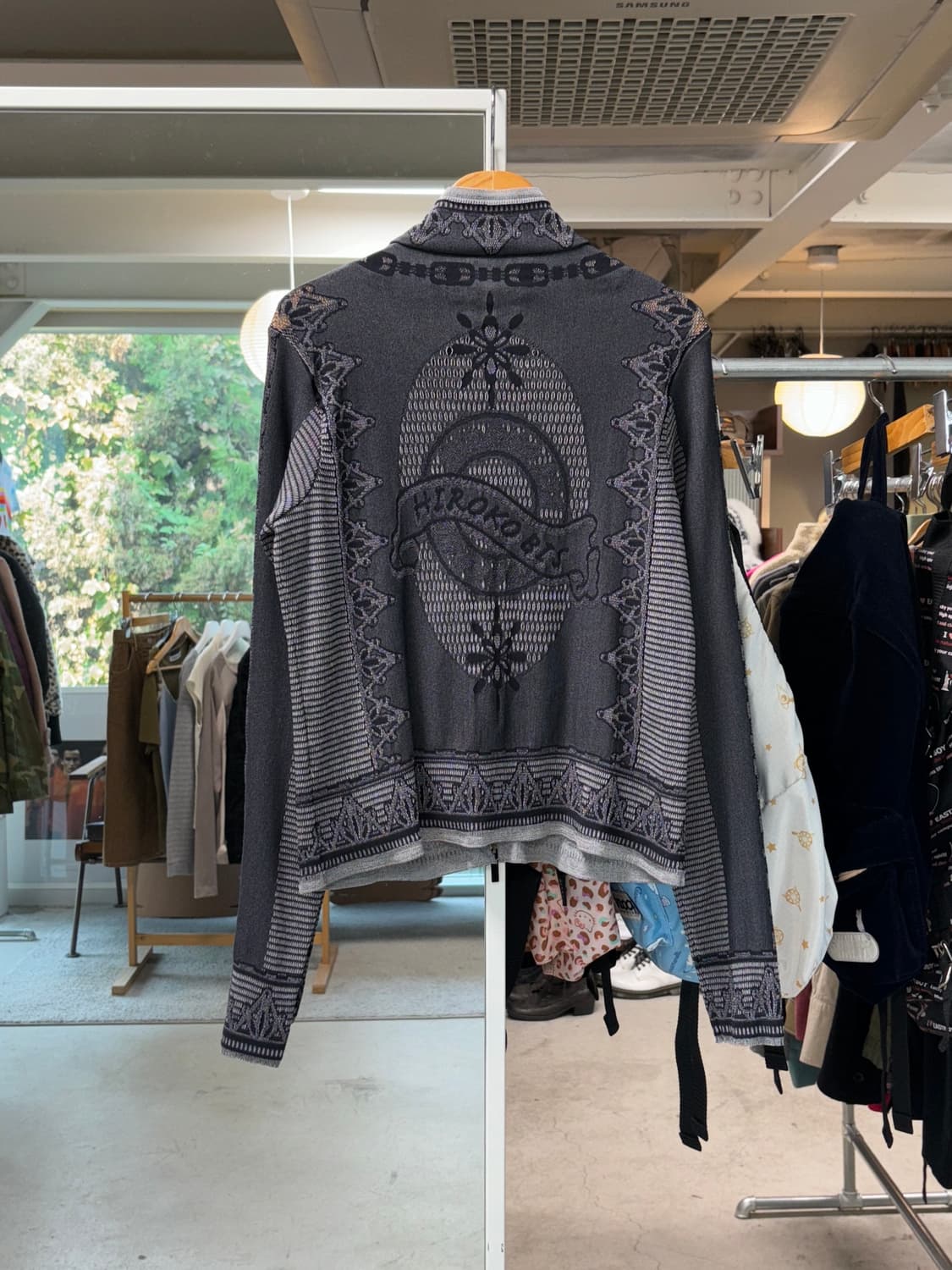 히로코 비스 니트 집업 자켓 상품이미지2