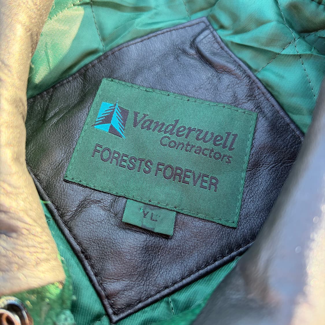 90s Vanderwell 빈티지 울 바시티 자켓 L 상품이미지6