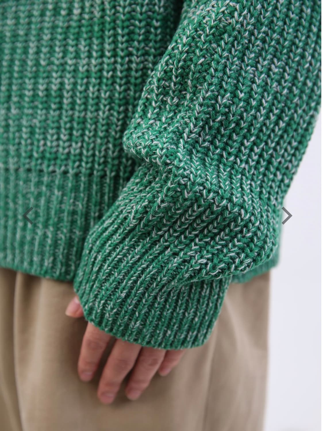 에프터프레이 안타리시아 니트 (그린) 상품이미지2