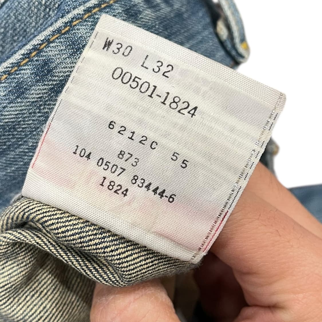 00s 리바이스 501 블랭크탭 데님팬츠 상품이미지7