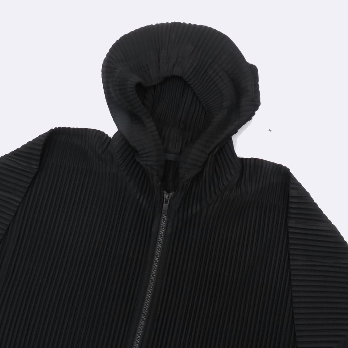 옴므플리세 후드 집업 3사이즈 상품이미지2