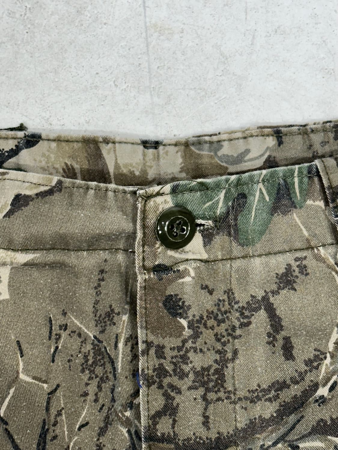 90s 빈티지 베이지 리얼트리 와이드 프린팅 카고 팬츠 헌팅 바지  상품이미지7