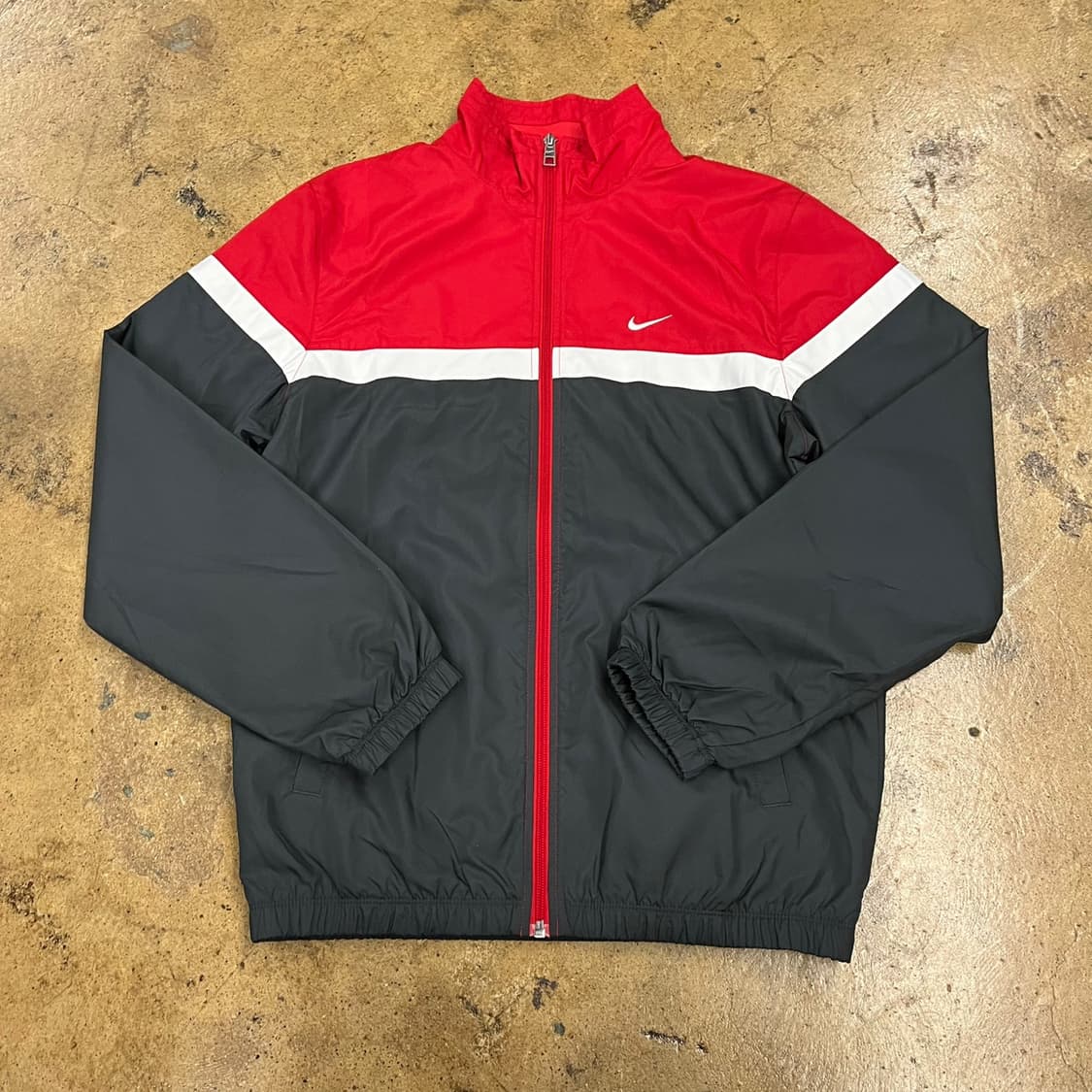[정품/XS] 나이키 바람막이 자켓 레드 블랙 b10 상품이미지2