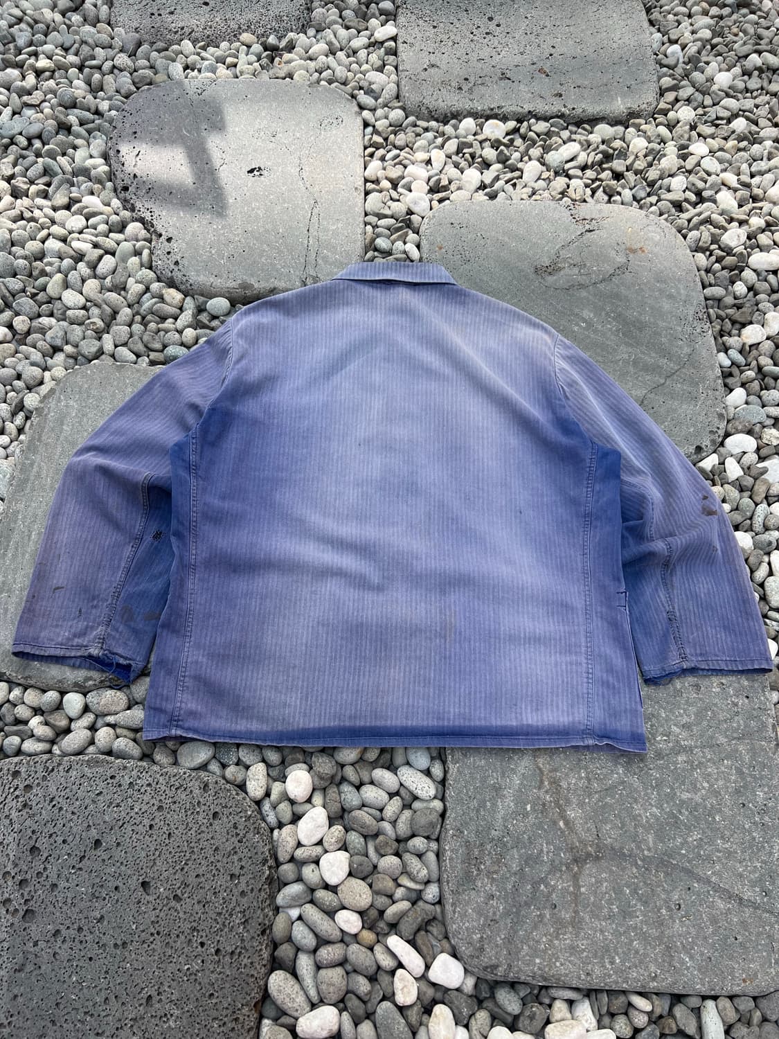 HARD FADED WASHING BLUE HBT 헤링본프렌치워크자켓 상품이미지2