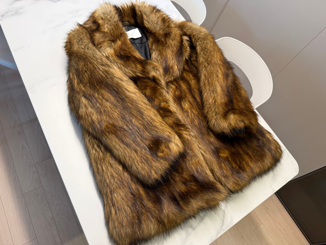 자라 밍크퍼 코트 L 정품 상품이미지4