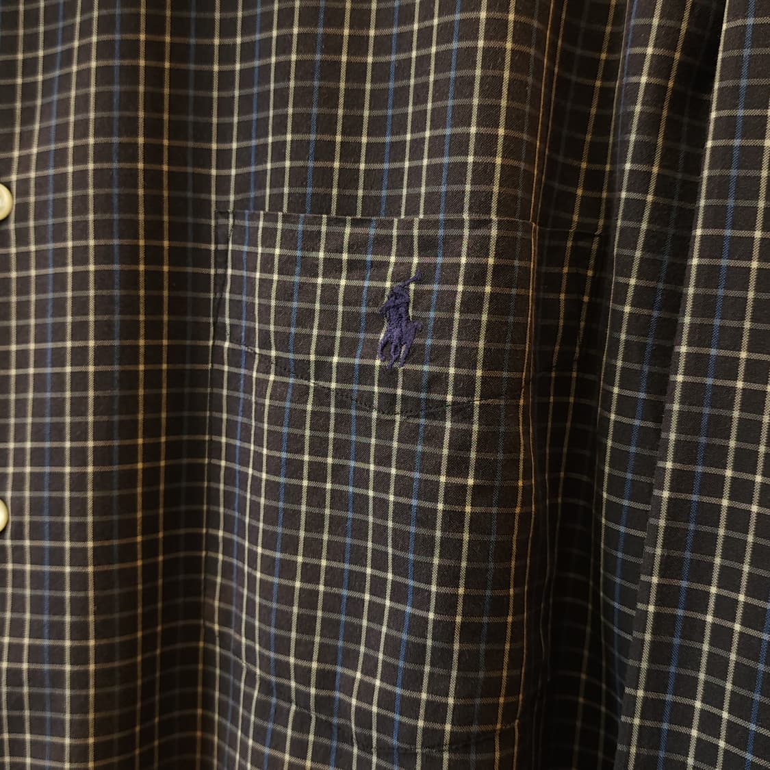 90s 폴로 랄프로렌 체크셔츠 빅사이즈 포켓셔츠 xl 상품이미지5