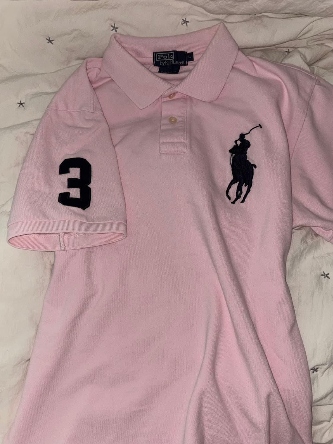 폴로랄프로렌 연핑크 빅포니 폴로 카라티 상품이미지1