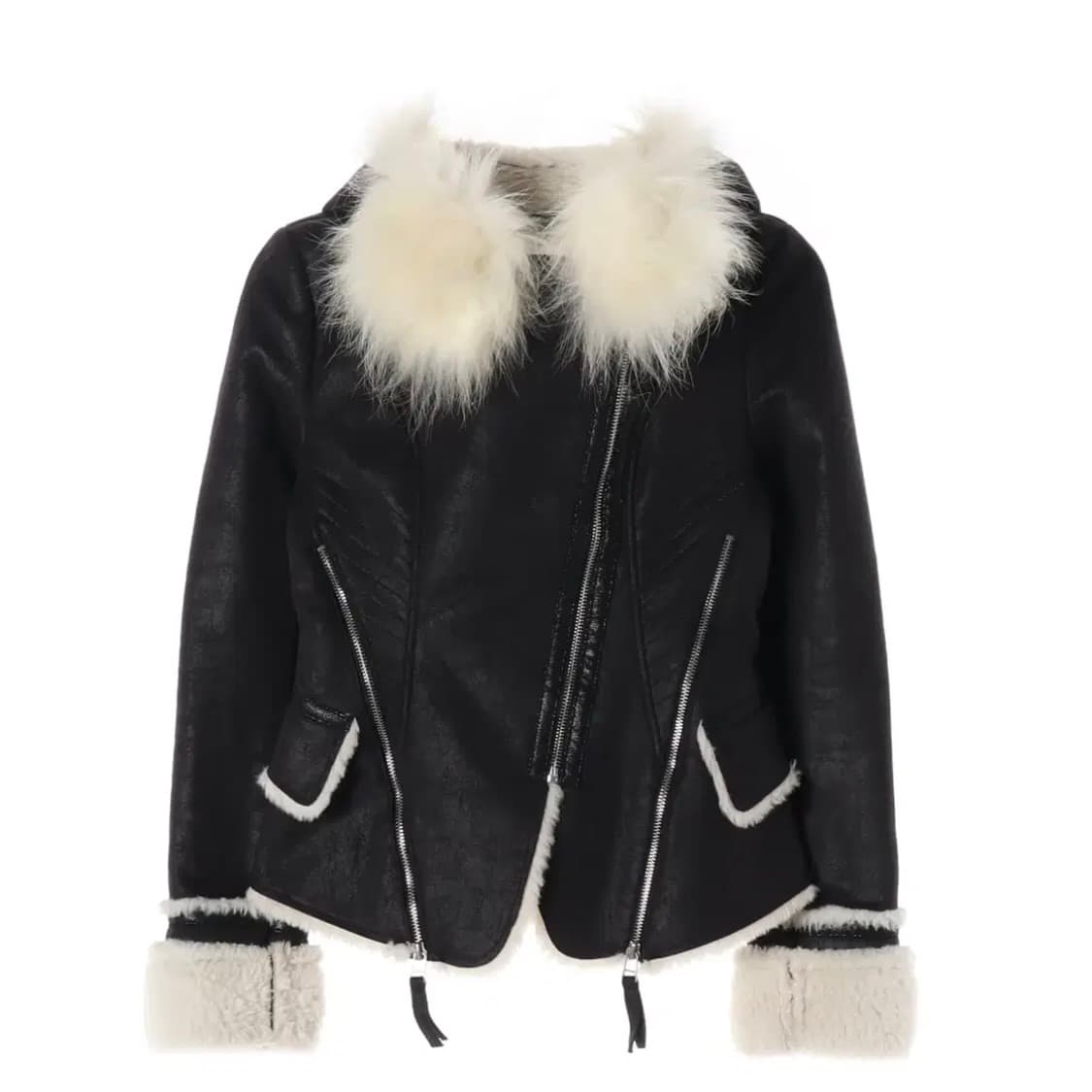 coyote fur hood mustang 후드 무스탕 상품이미지4