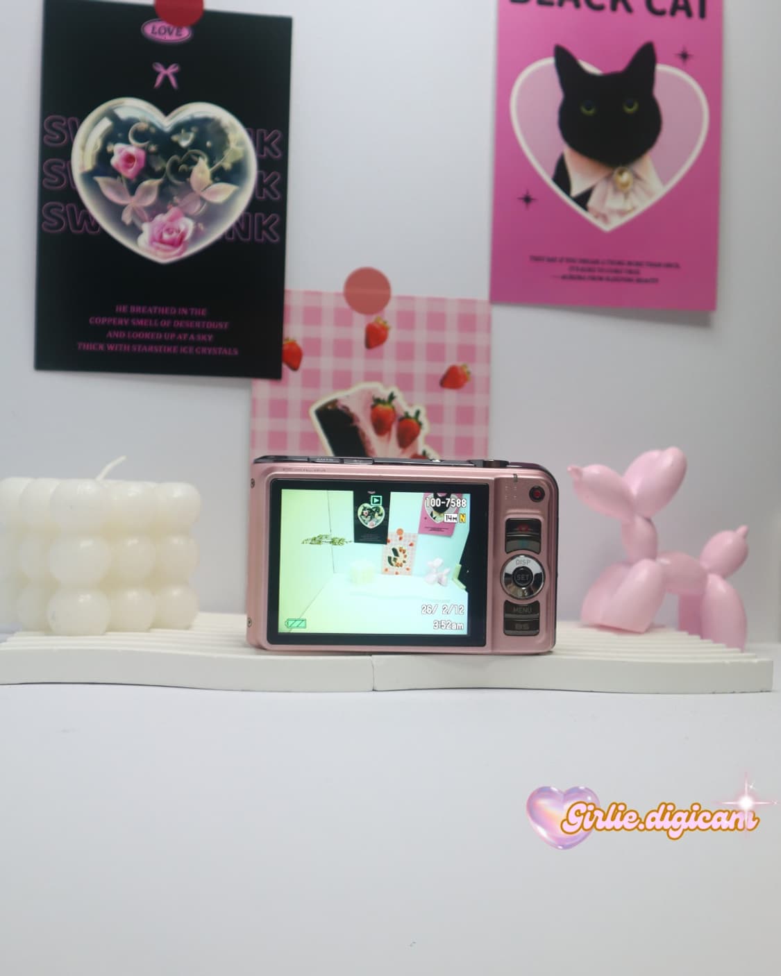 츄디카+베이비핑크!) 카시오 엑슬림 EX-H15 상품이미지3