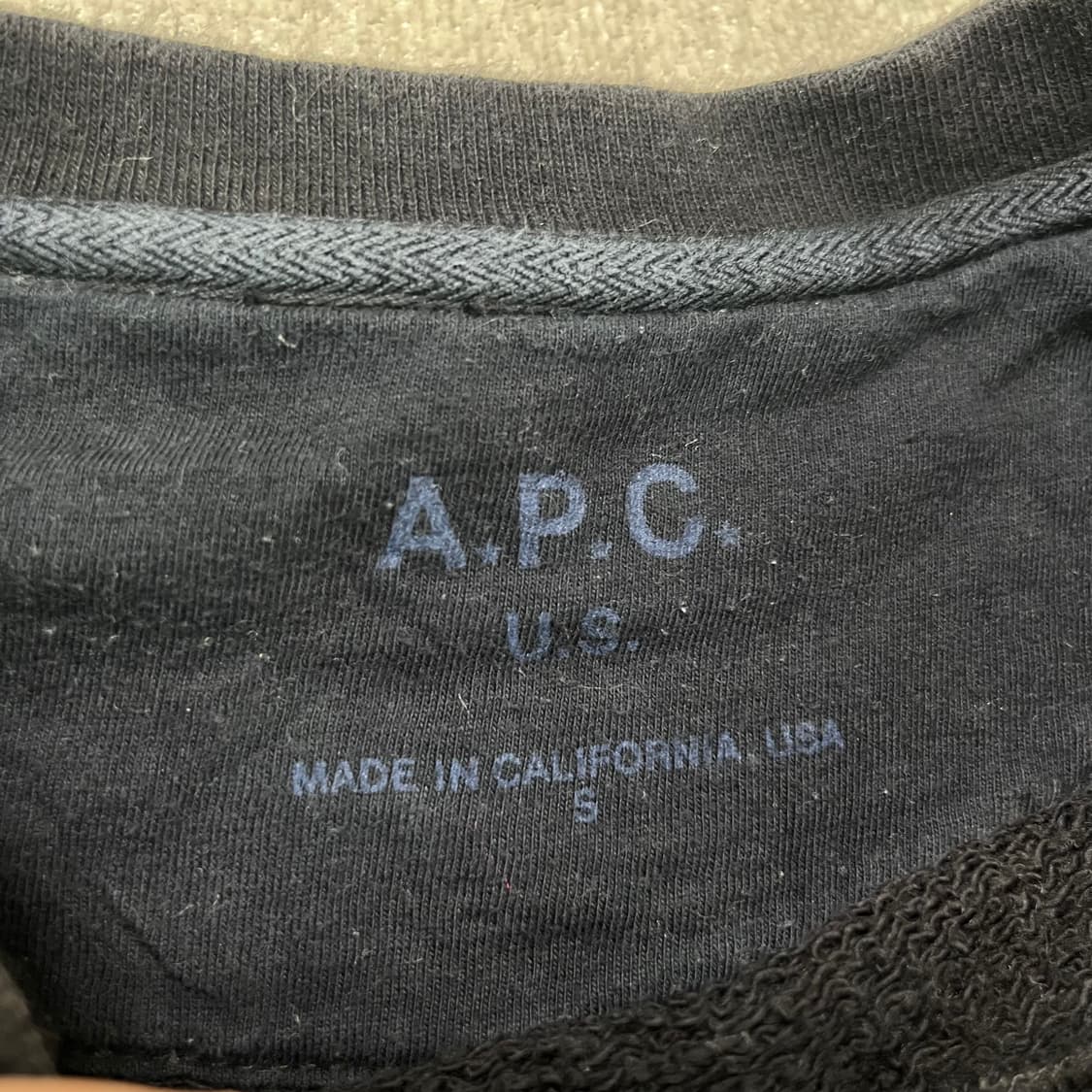 95 APC 아페쎄 USA 맨투맨 상품이미지3