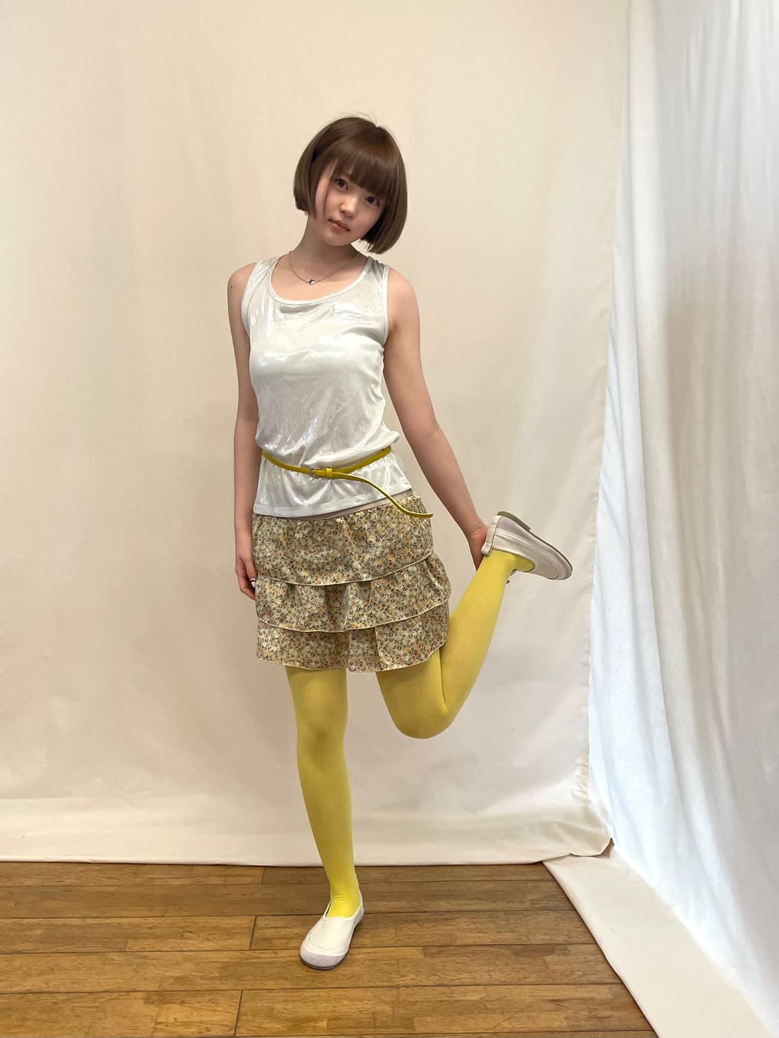 floral frill skirt 상품이미지1