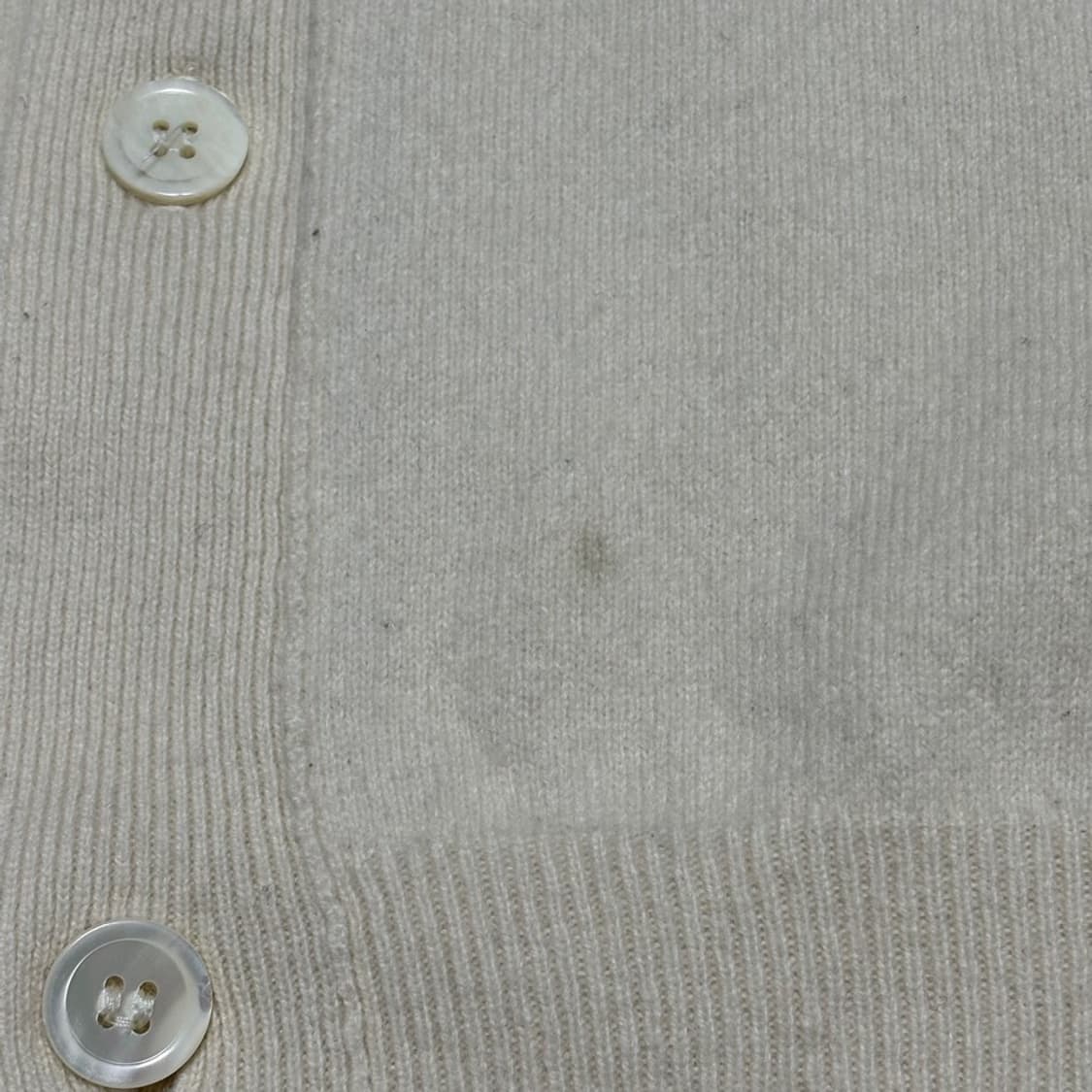 L 플레이 꼼데가르송 화이트 하트 아이보리 가디건 상품이미지6