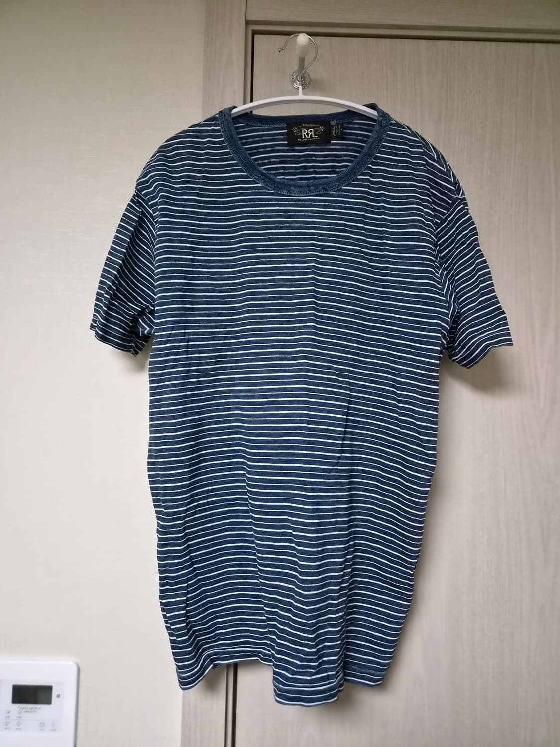 더블알엘 RRL 인디고 스트라이프 티 상품이미지5