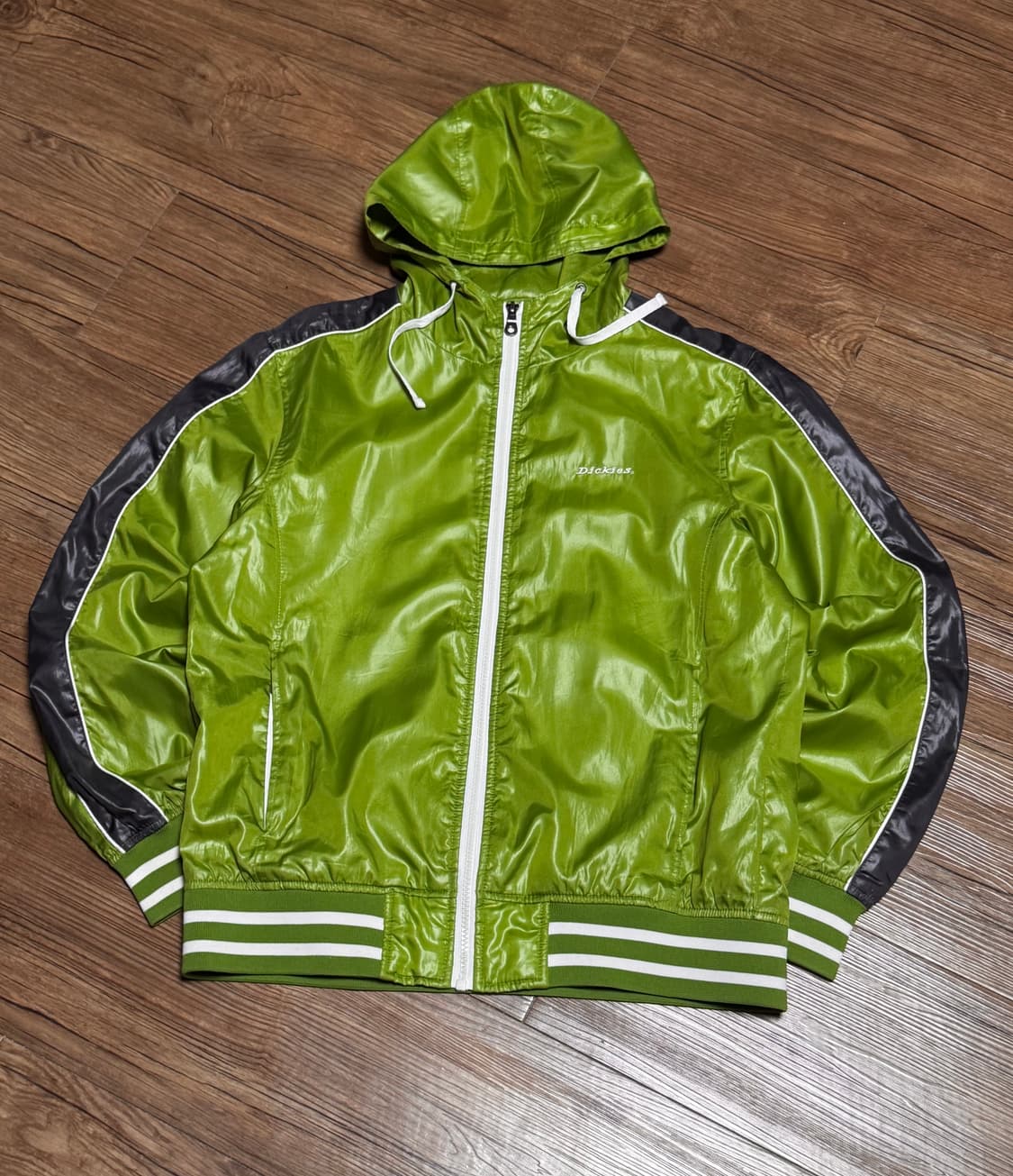 [L] 디키즈 그린 후드 바람막이 자켓 상품이미지2