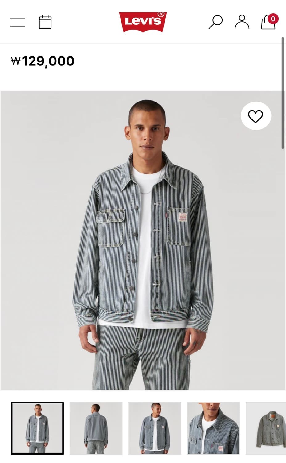 리바이스 썬라이즈 트러커 데님 자켓 상품이미지1