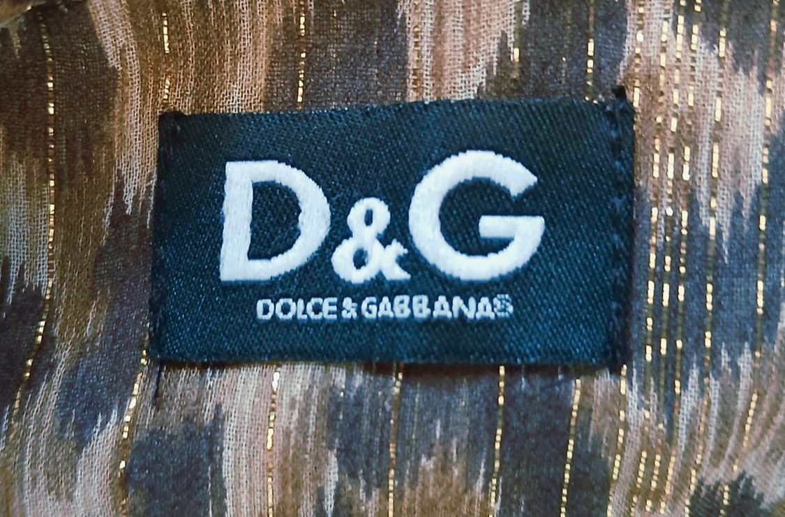 Dolce&Gabbanas메탈릭 실크 리본 프린지 스커트 상품이미지3