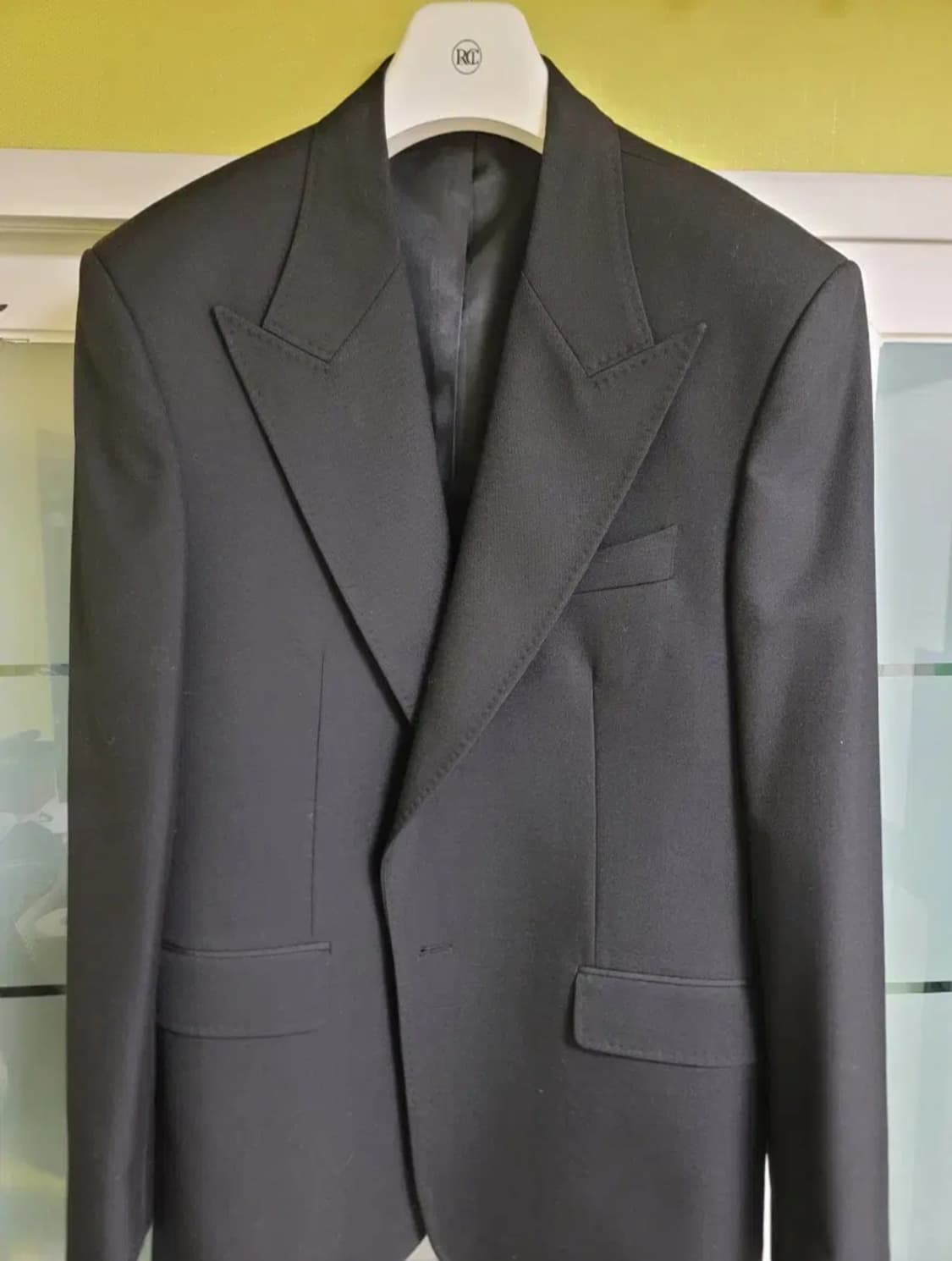 [L] 세비지 피크드 라펠 싱글 브레스티드 자켓 상품이미지2