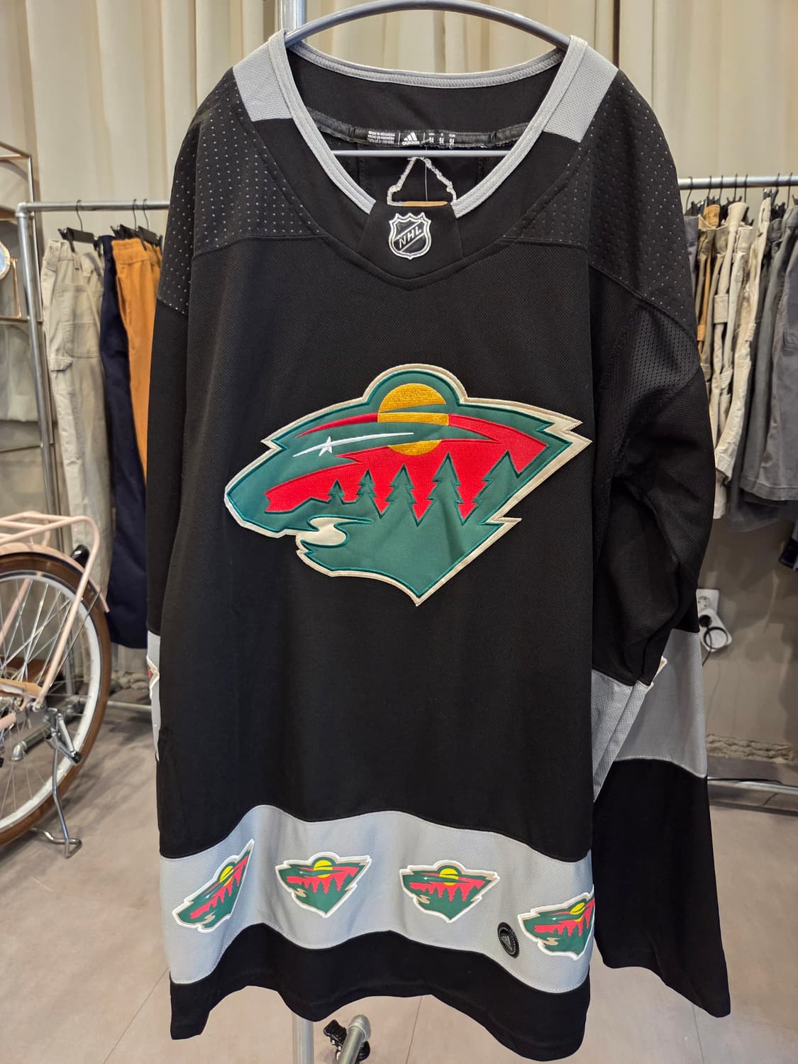 NHL 아디다스 저지/미네소타와일드/자크파리제 상품이미지1