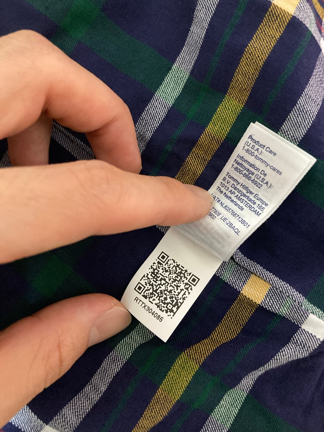 타미힐피거 퀼티드 셔츠자켓(M 중고) 상품이미지5