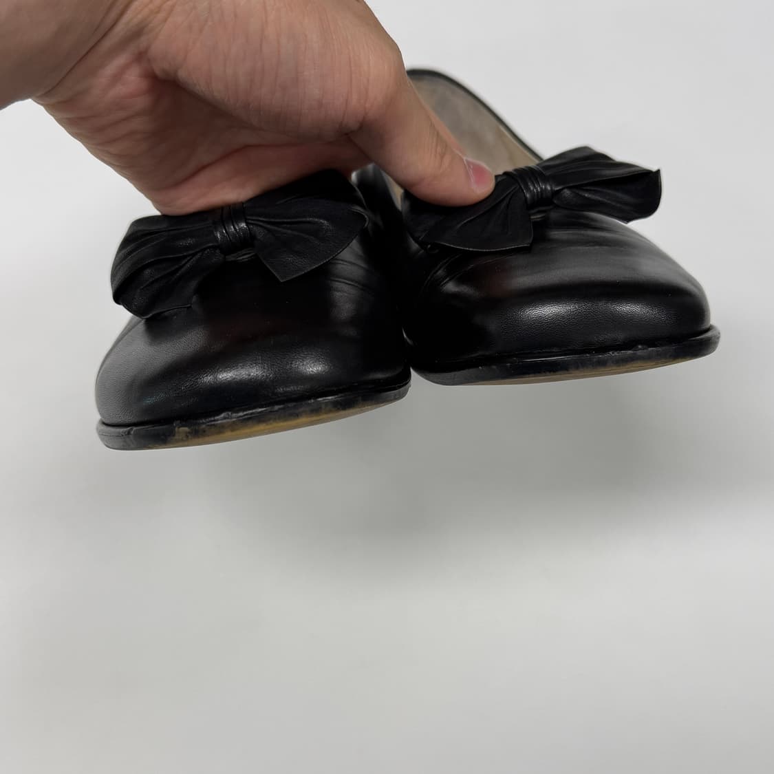 90s Margaret Howell ribbon loafers 상품이미지5