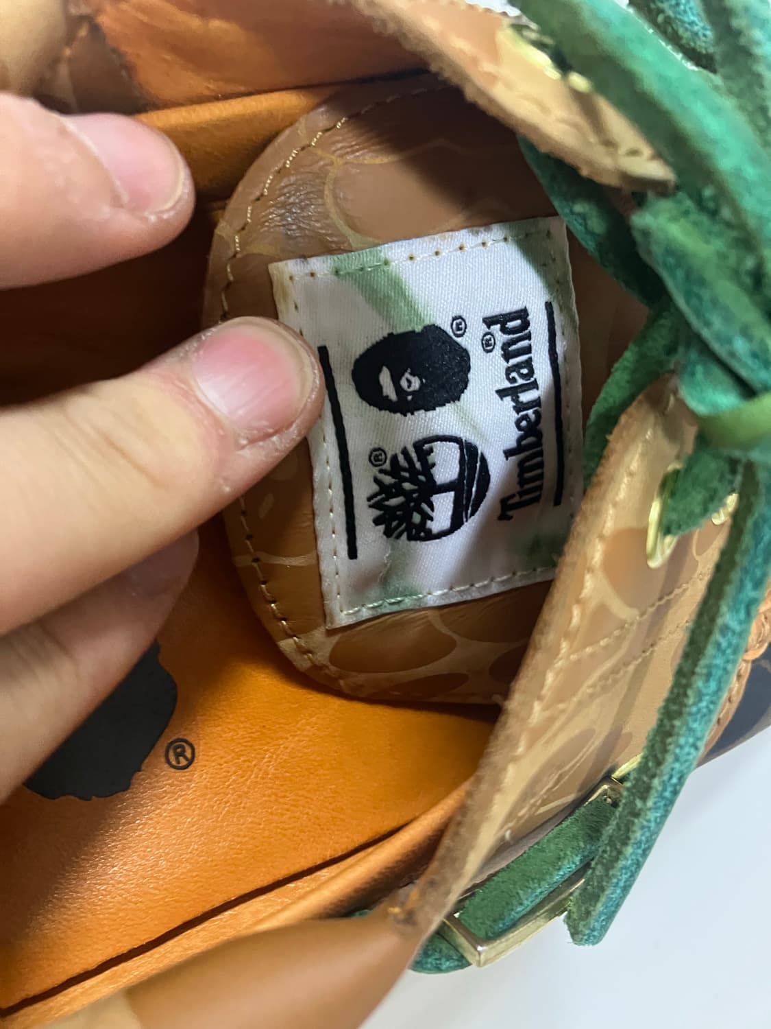 베이프 팀버랜드 보트슈즈 255 상품이미지5