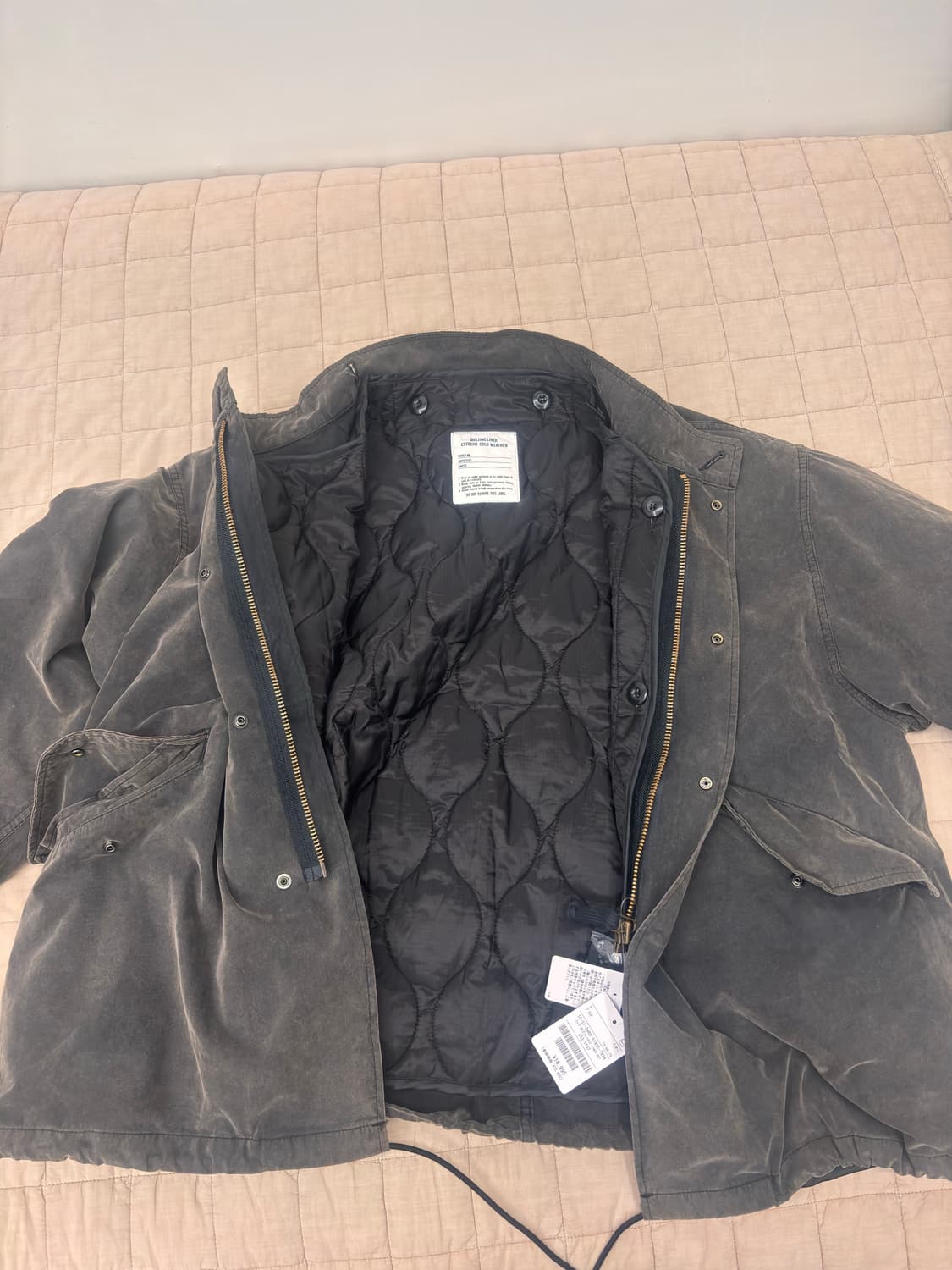 프릭스스토어 m65 숏파카 페이드 블랙 S 상품이미지2