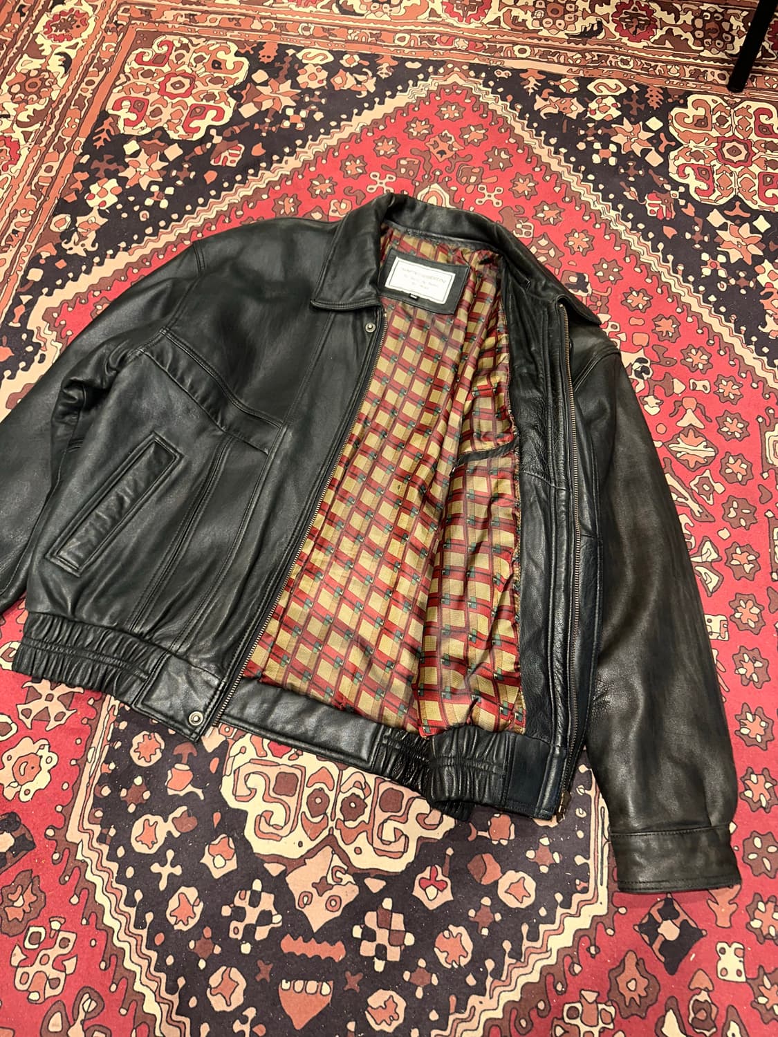 ( L-XL ) 가죽자켓 양가죽자켓 레더자켓 봄버자켓 a2가죽자켓 상품이미지6