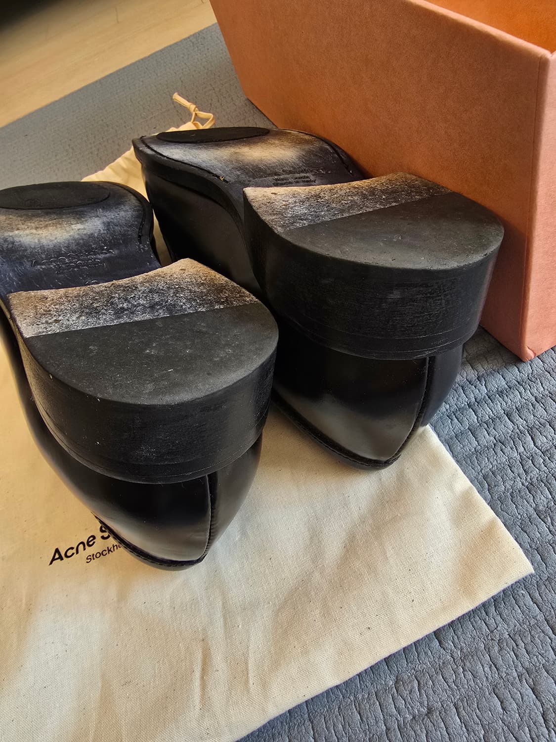 아크네스튜디오 A S 로퍼 블랙 43 상품이미지4