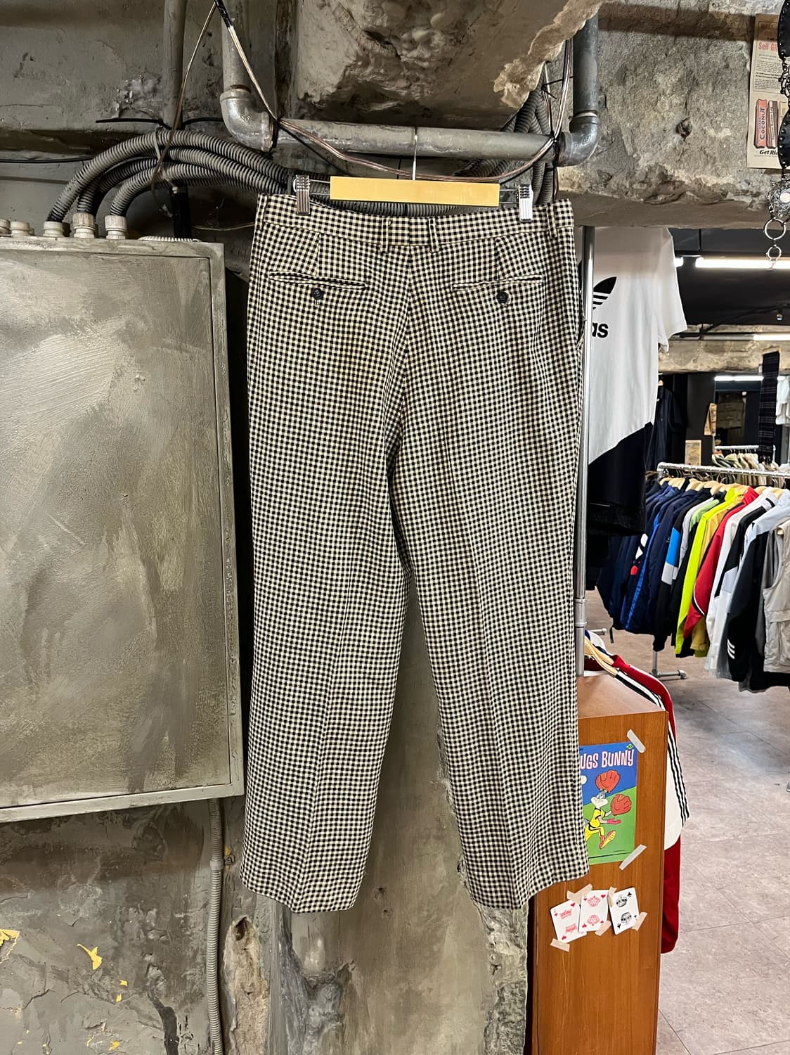 입생로랑 체크 슬랙스 팬츠 #csz2536  상품이미지2