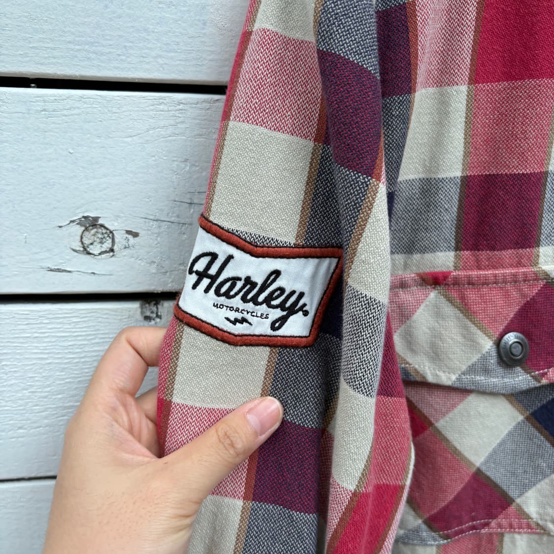 Harley Davidson 할리데이비슨 체크 자켓 상품이미지4