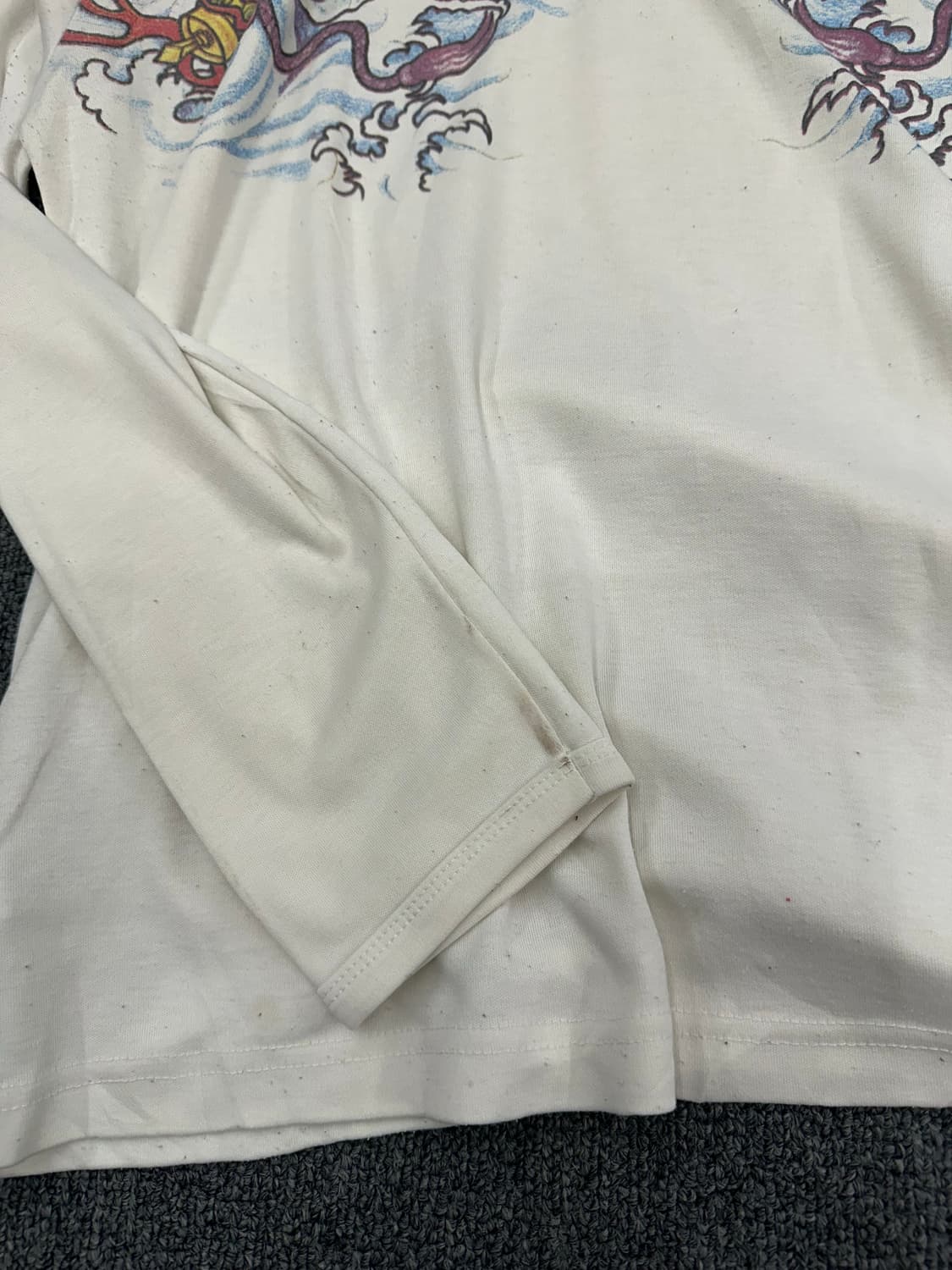 L)Japanese vintage 풍신뇌신도 그래픽 롱슬리브 상품이미지5