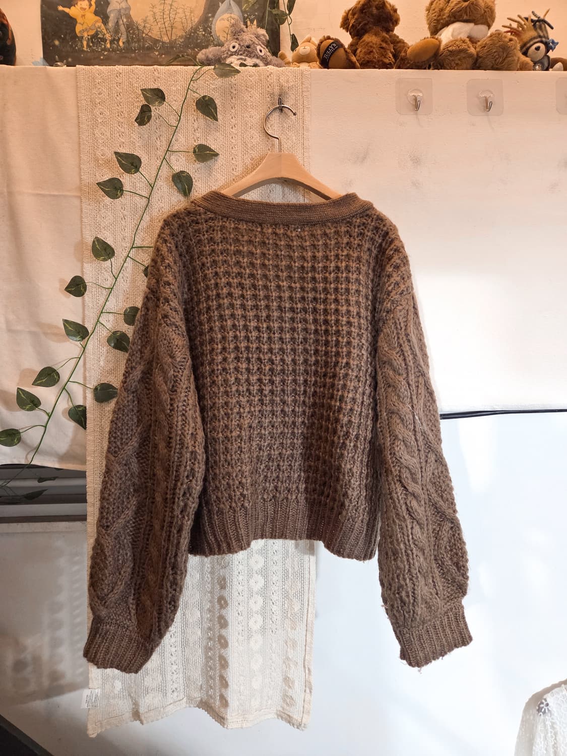 초코 아방핏 가디건 상품이미지3