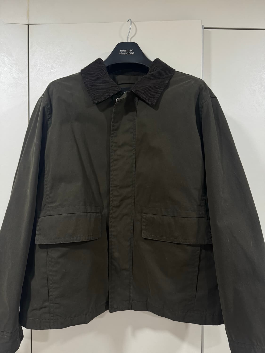 무신사 무탠다드 왁스드 CN 헌팅 재킷 (새상품) 상품이미지2
