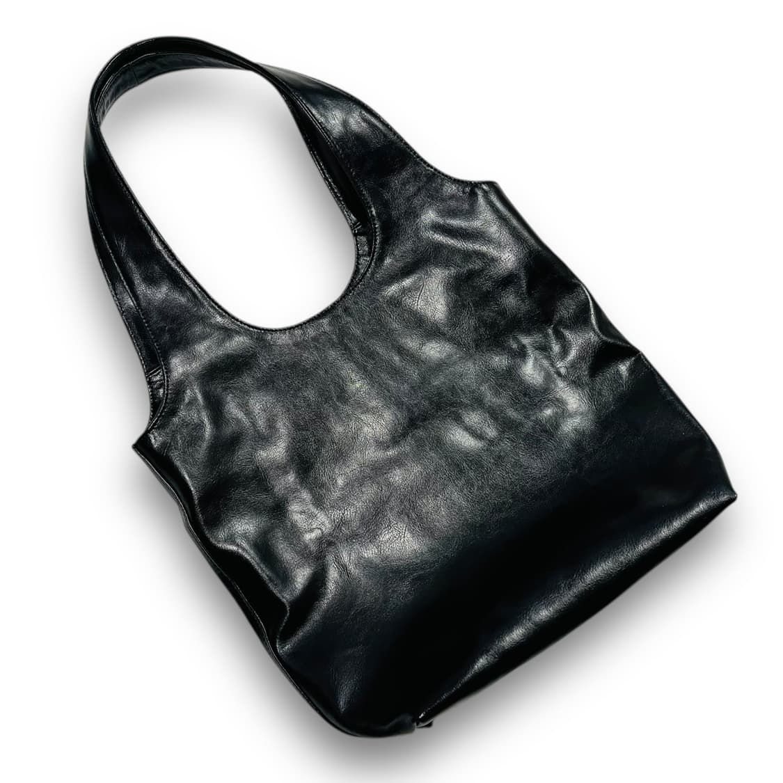 피플오브더월드 락시크 시그니처 로고 레더 숄더백 상품이미지6