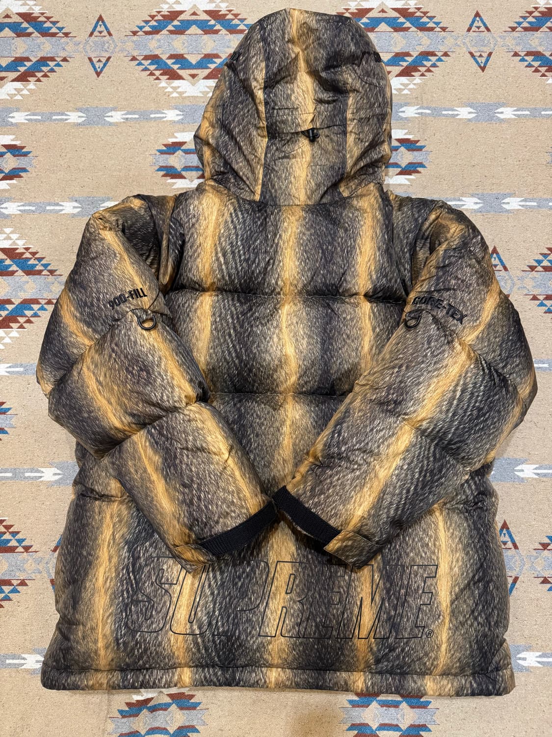 [M] 슈프림 고어텍스 900필 다운 파카 퍼 프린트  상품이미지5