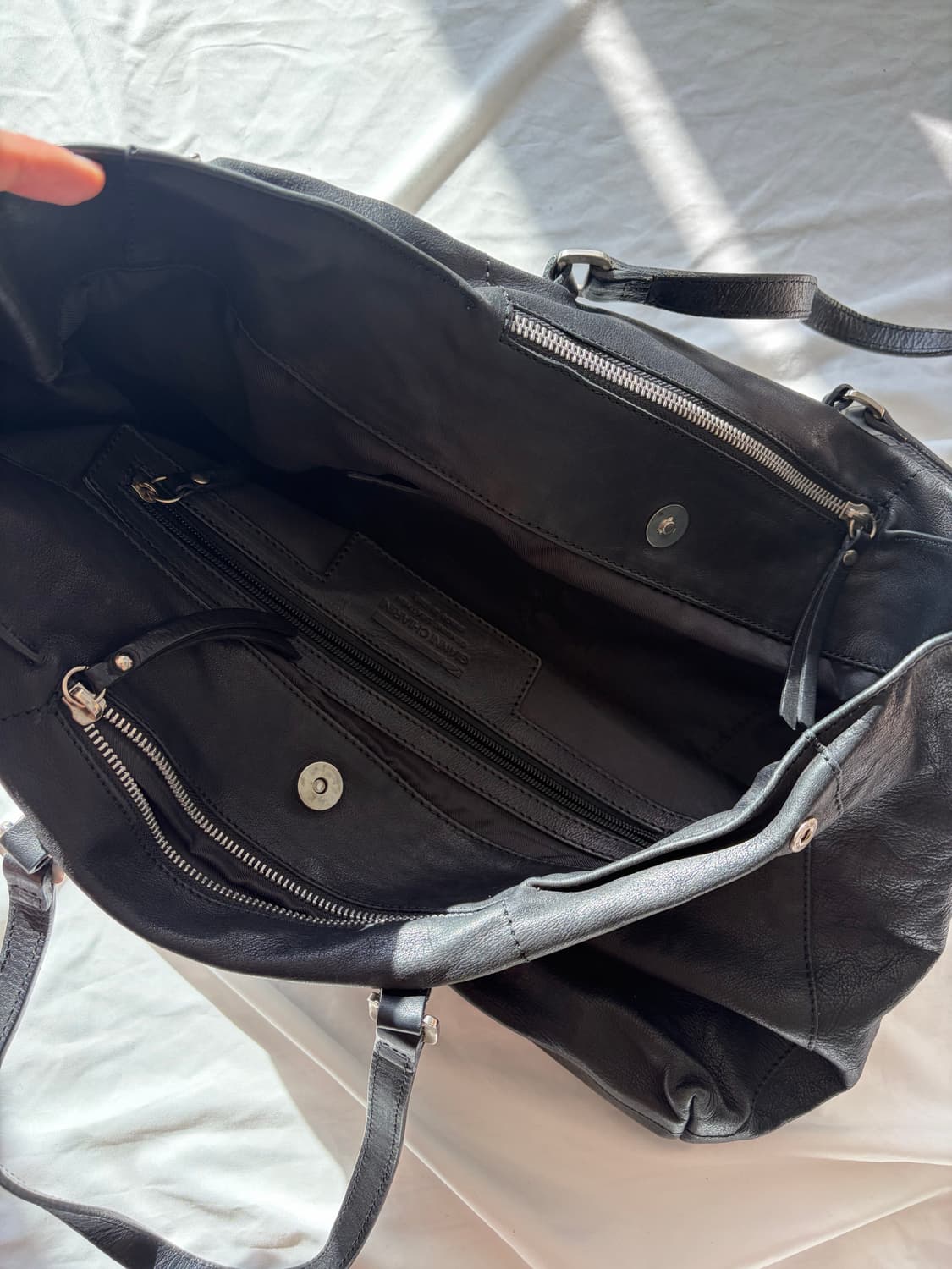 레더 토트백 상품이미지5