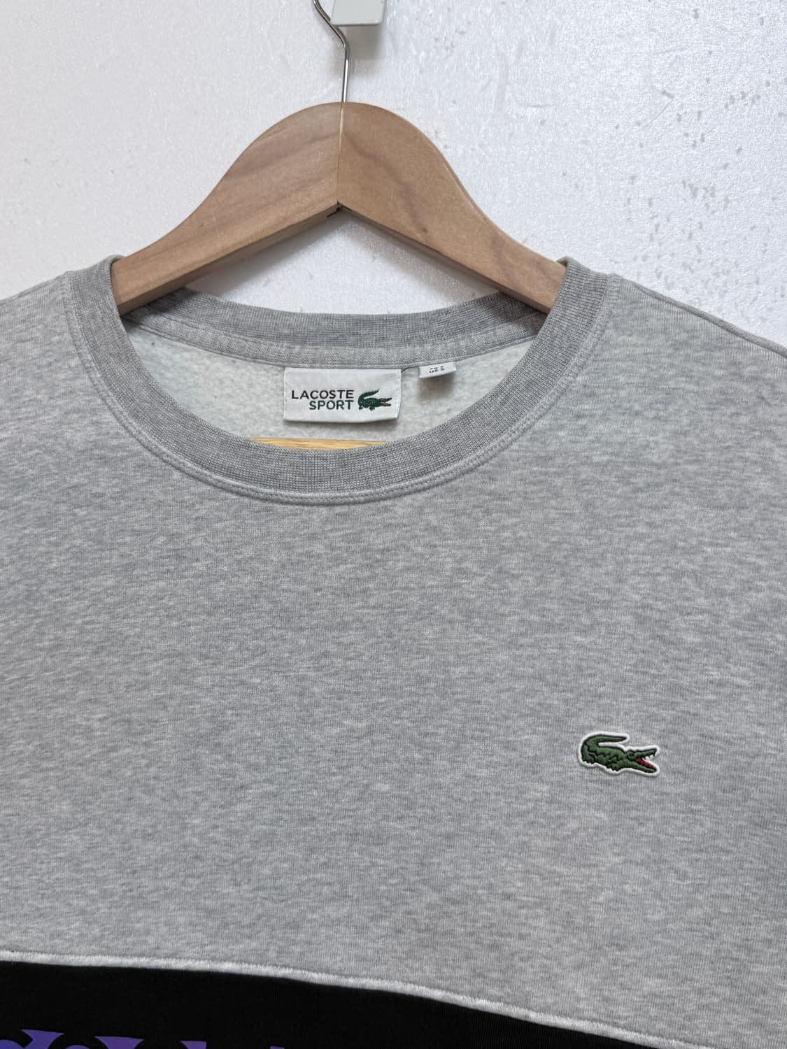 라코스테 그라데이션 배색 기모 스웨트셔츠 95 상품이미지2