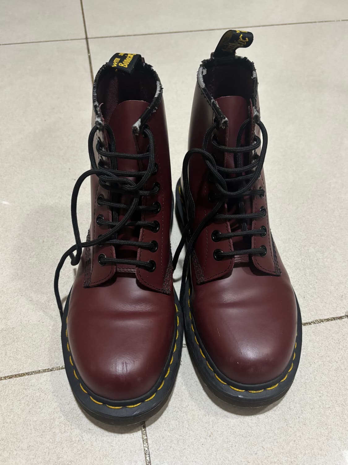 닥터마틴 1460 버건디 8홀 UK4 상품이미지2