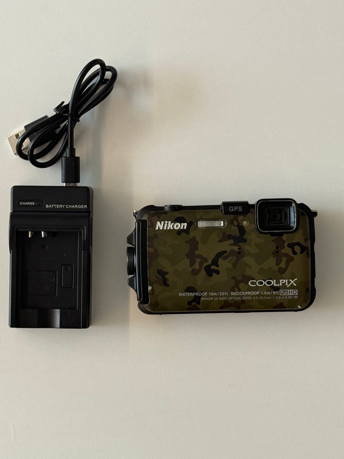 [빈티지 감성] 니콘 쿨픽스 AW100 방수 카메라 - 카모 상품이미지1