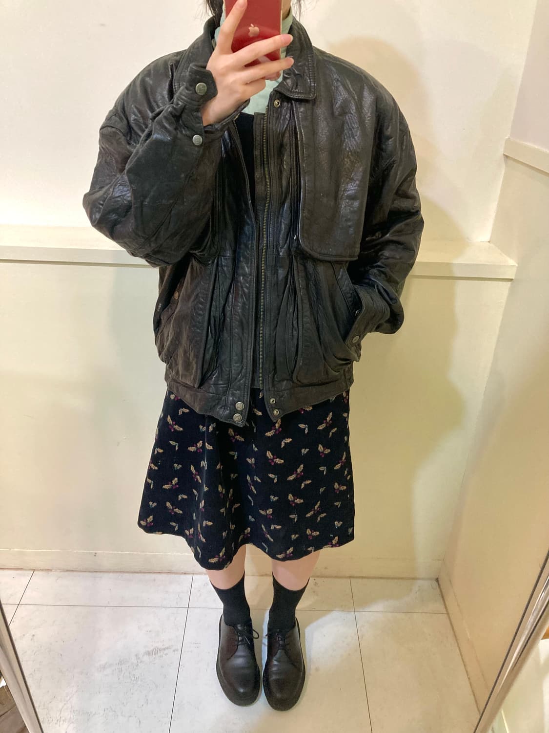 빈티지 리얼레더 포켓 자켓 상품이미지10