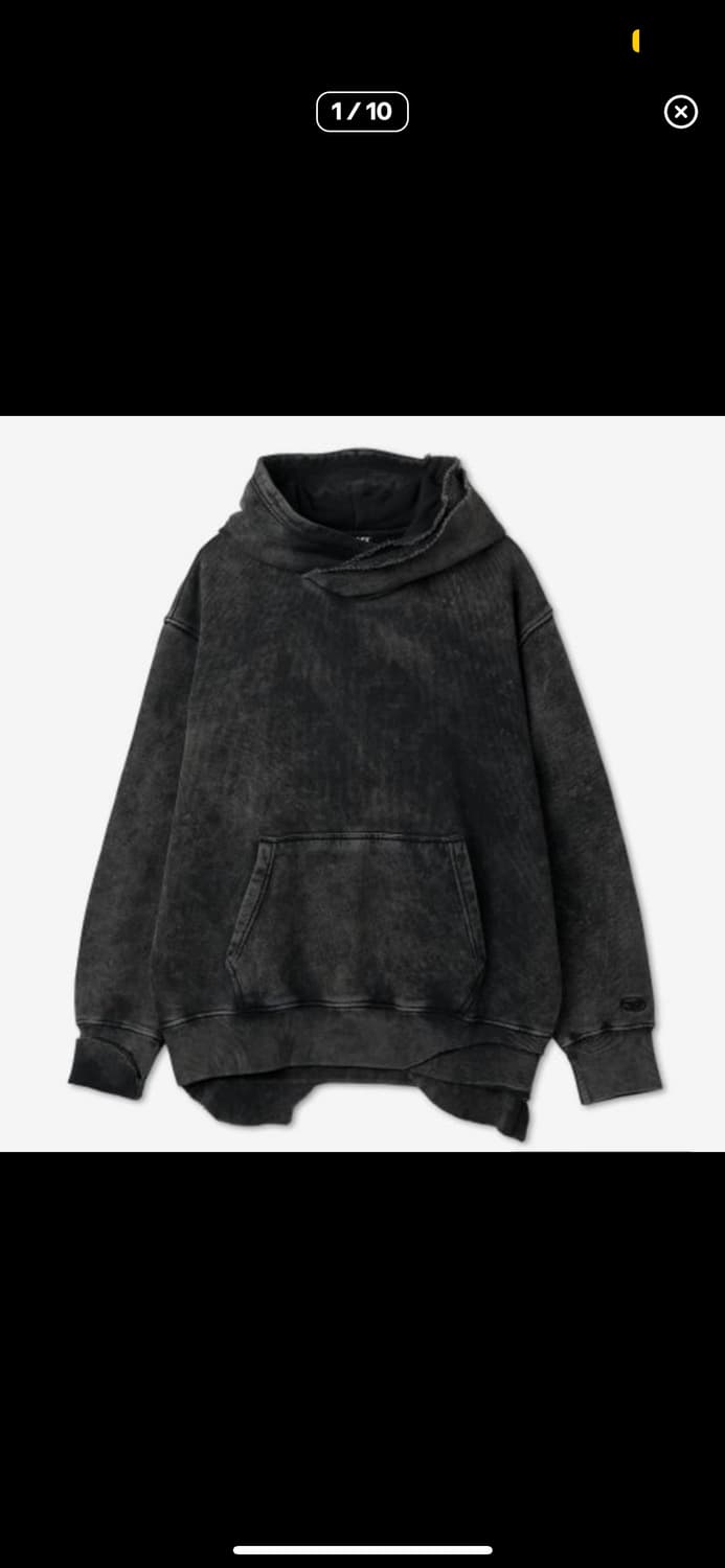 디젤 디스트레스드 후드 상품이미지1