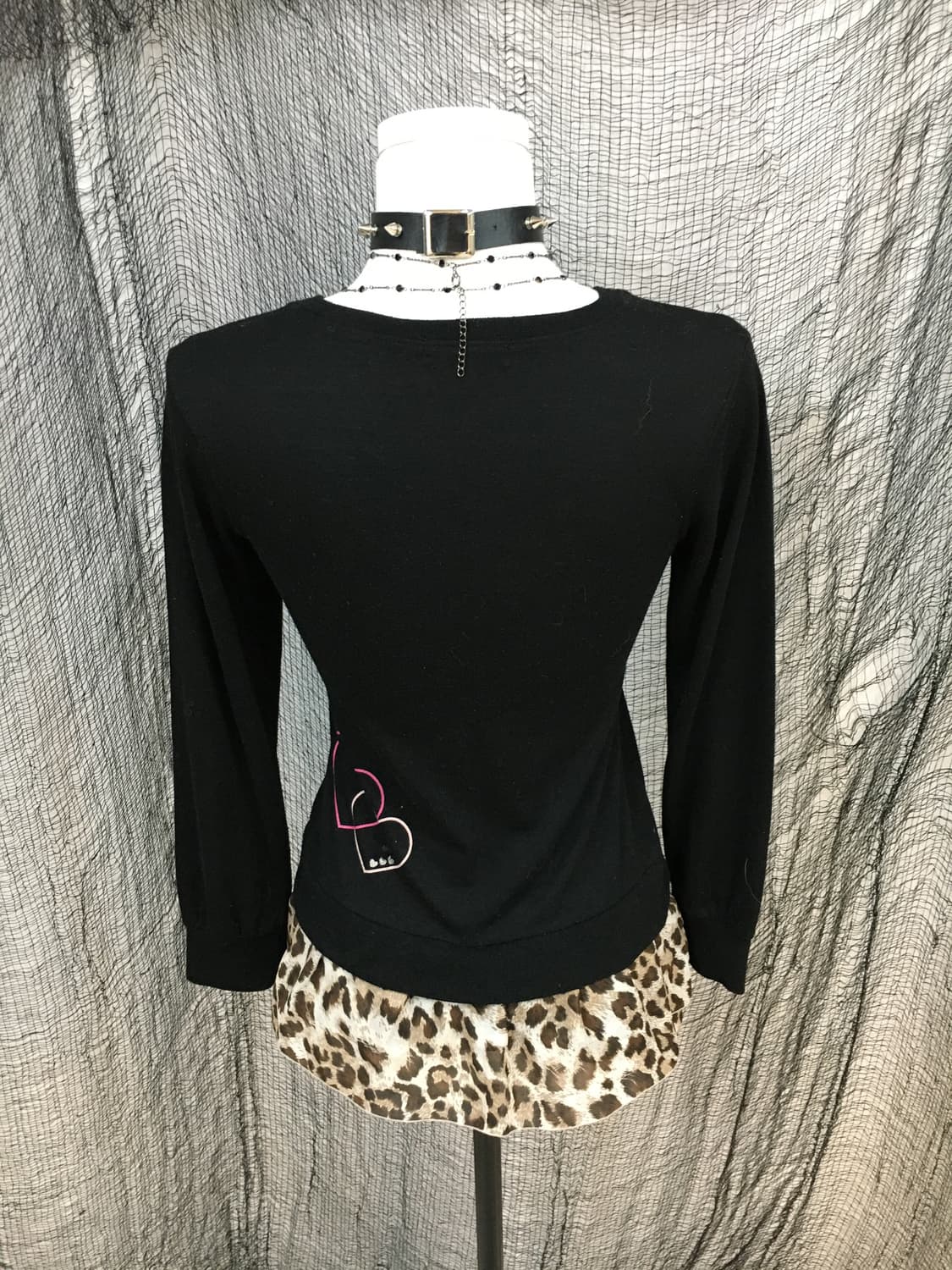 Leopard Layered Cubic long sloove 상품이미지6