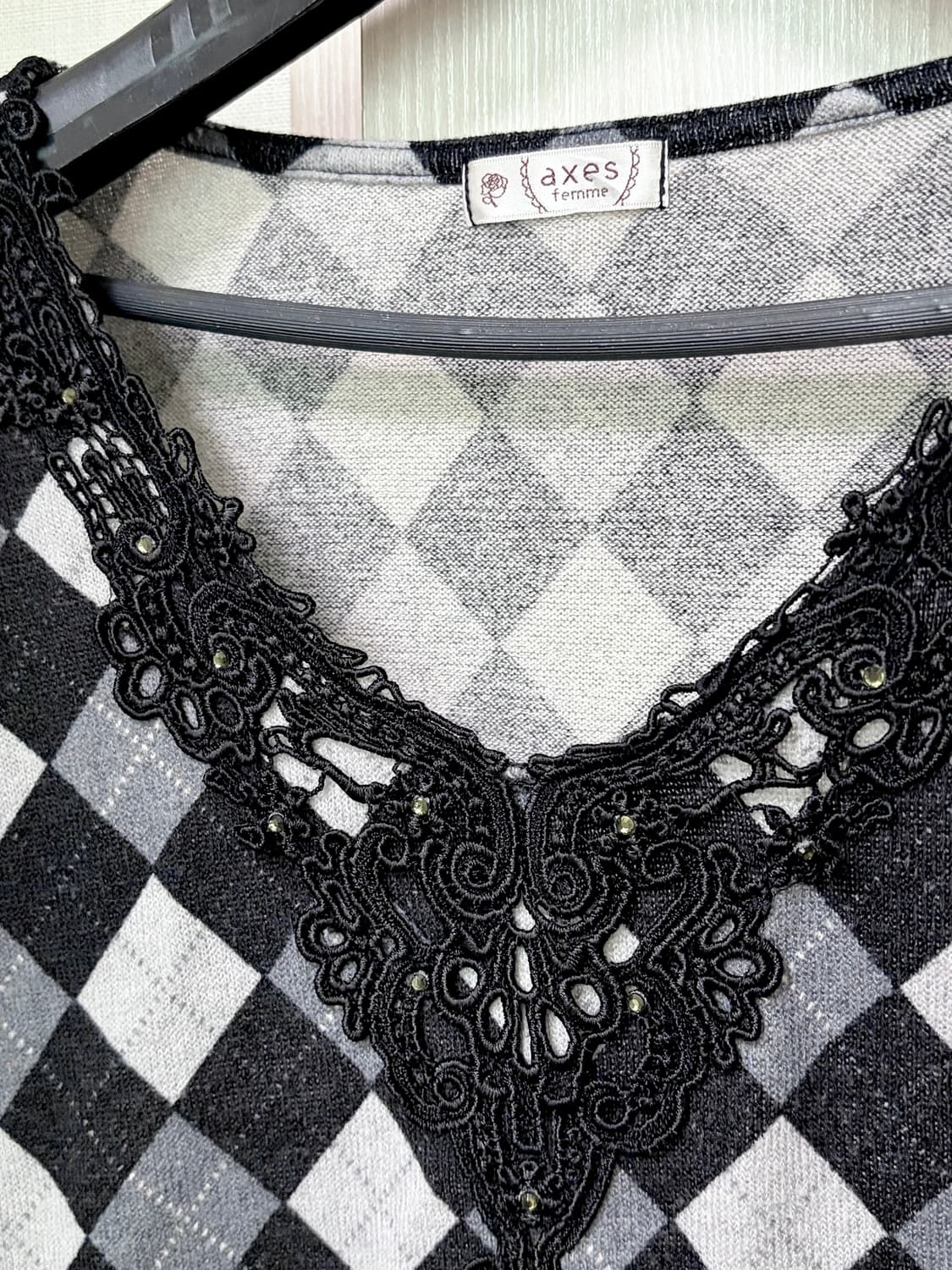 엑시즈팜 아가일니트 코디 세트 상품이미지4