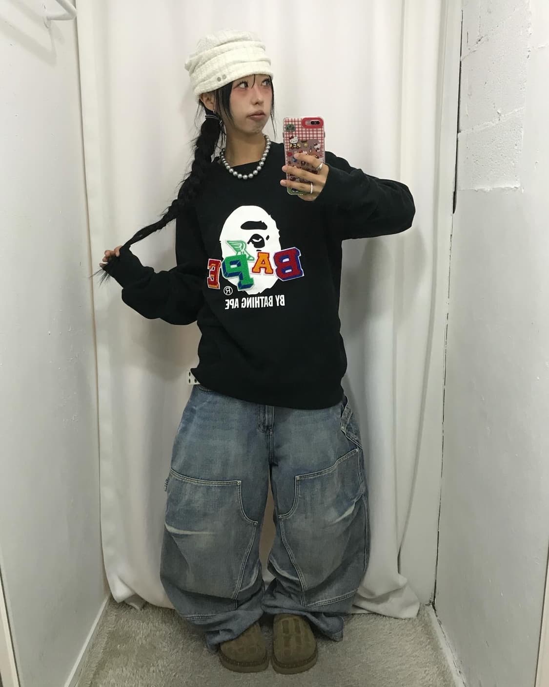 Bape Saru Patch Sweatshirts 상품이미지3